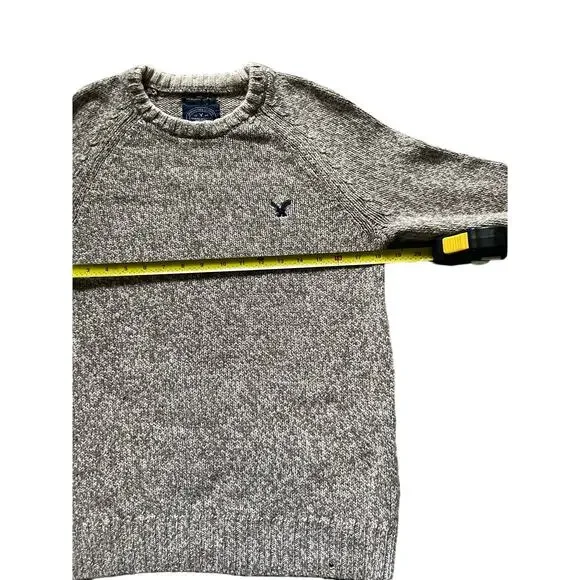 American Eagle Chunky Knit Fisherman Sweater Size Small Cotton/wool Academia AE - Picture 3 of 10